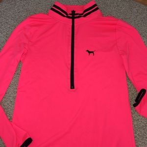 pink zip up